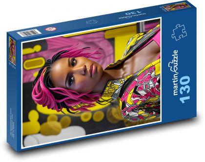 Portrait of a woman - Puzzle 130 pieces, size 28.7x20 cm 