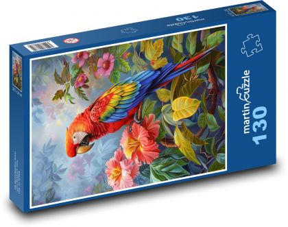 Ara Papagei - Puzzle - 130 Teile