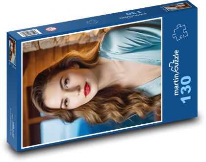 Žena - tvář, krása - puzzle 130 dílků
