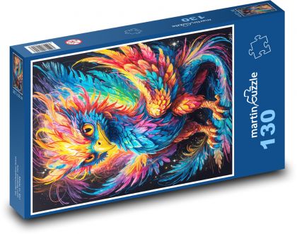 Bird - Griffin, fantasy - Puzzle 130 pieces, size 28.7x20 cm 