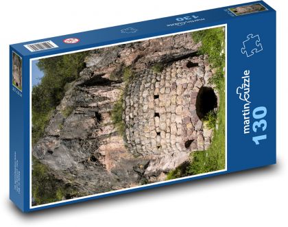 Cusco Pero - archeologie, stavba  - Puzzle 130 dílků, rozměr 28,7x20 cm