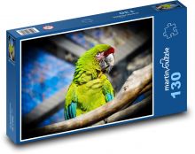 Pták papoušek na větvi Puzzle 130 - 28,7x20 cm
