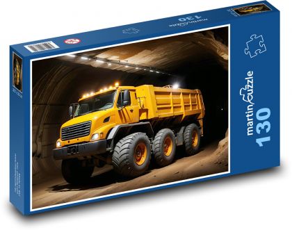 LKW im Tunnel - Puzzle - 130 Teile