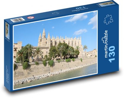 Majorka - Palma de Mallorca - Puzzle 130 elementów, rozmiar 28,7x20 cm