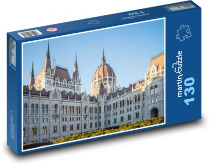 Budapest - Ungarn, Palast von Westminster - Puzzle - 130 Teile