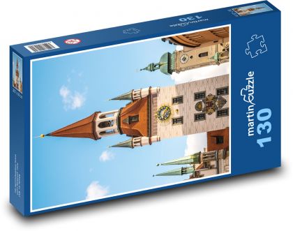 Turm - Quadrat - Puzzle - 130 Teile