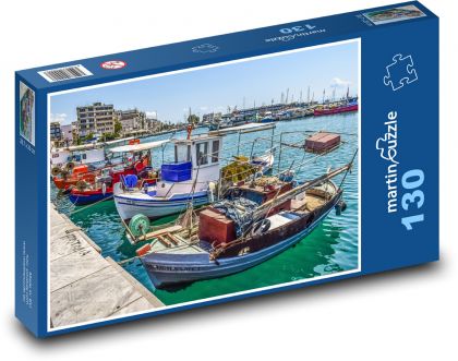 in den Hafen gebracht wird - Puzzle - 130 Teile