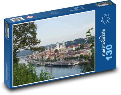 Reisepass - Donau, Deutschland - Puzzle - 130 Teile