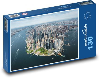 New York - Skyline, Stadt - Puzzle - 130 Teile
