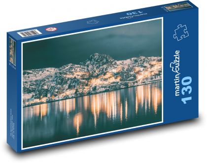 Noční město - puzzle 130 dílků