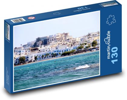 Naxos - Aegean coast - Puzzle 130 pieces, size 28.7x20 cm 