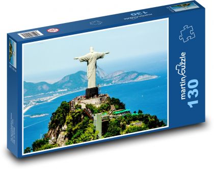 Brazília - Rio, socha - Puzzle 130 dielikov, rozmer 28,7x20 cm 