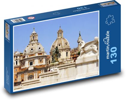Włochy - Rzym - Puzzle 130 elementów, rozmiar 28,7x20 cm