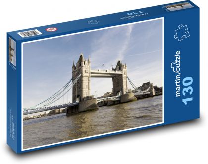 London Bridge - Anglia - Puzzle 130 elementów, rozmiar 28,7x20 cm