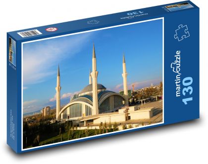 Cami - minaret, dome - Puzzle 130 pieces, size 28.7x20 cm 