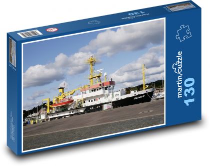 Velká nákladní loď - puzzle 130 dílků