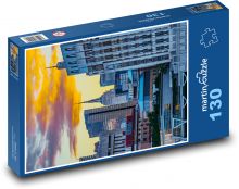 Nowy Jork zachód słońca Puzzle 130 elementów - 28,7x20 cm