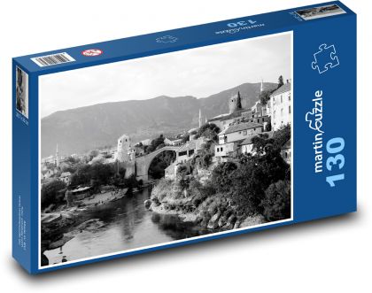 Mostar - Montenegro - Puzzle - 130 Teile