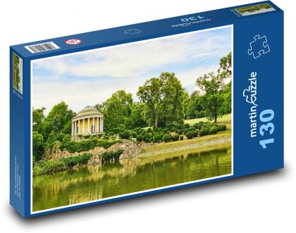 Altán v parku - Puzzle 130 dílků, rozměr 28,7x20 cm