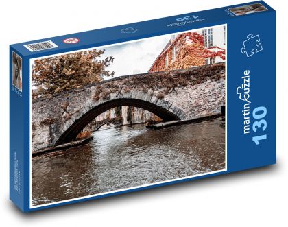 Most - řeka - puzzle 130 dílků
