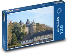 Zámek Combourg - Francie Puzzle 130 dílků - 28,7 x 20 cm