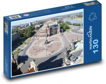 Drážďany - Německo, divadlo Puzzle 130 dílků - 28,7 x 20 cm