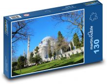 Suleymaniye - Istanbul, mešita Puzzle 130 dílků - 28,7 x 20 cm