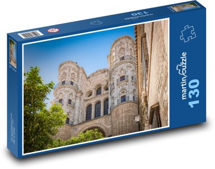 Katedrála - stavba - puzzle 130 dílků