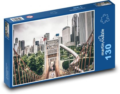 Architektúra - Most - Puzzle 130 dielikov, rozmer 28,7x20 cm 