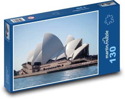 Opera v Sydney, Austrália - Puzzle 130 dielikov, rozmer 28,7x20 cm 