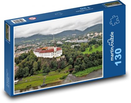 Děčín - zámek, Česká republika - puzzle 130 dílků
