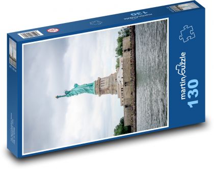 Statua Wolności - Pomnik - Puzzle 130 elementów, rozmiar 28,7x20 cm