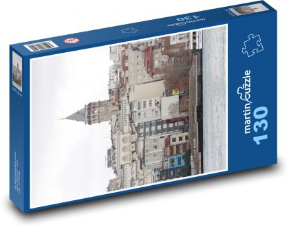 Wieża Galata - Stambuł, Turcja - Puzzle 130 elementów, rozmiar 28,7x20 cm