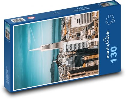 Transamerická pyramída - Puzzle 130 dielikov, rozmer 28,7x20 cm 
