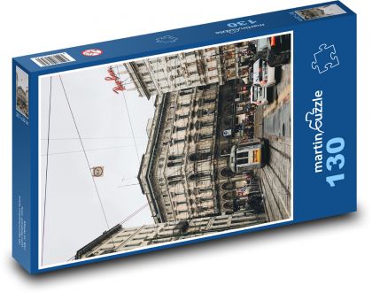 Ulica - tramwaj - Puzzle 130 elementów, rozmiar 28,7x20 cm