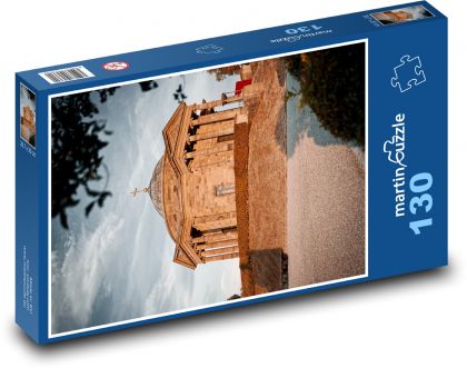 Kaple - památník, mauzoleum - Puzzle 130 dílků, rozměr 28,7x20 cm