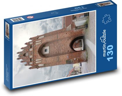 Mlynská brána - Templin, Nemecko - Puzzle 130 dielikov, rozmer 28,7x20 cm 