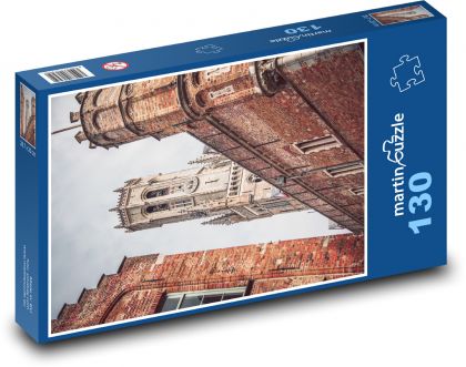 Bruges - Belfry, Belgium - Puzzle 130 pieces, size 28.7x20 cm 