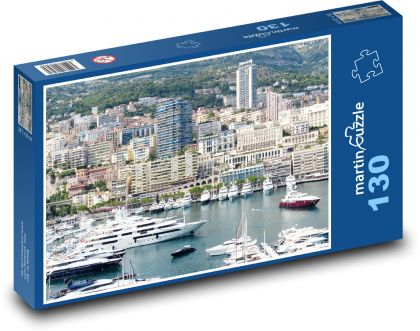 Prístavné mesto - Puzzle 130 dielikov, rozmer 28,7x20 cm 