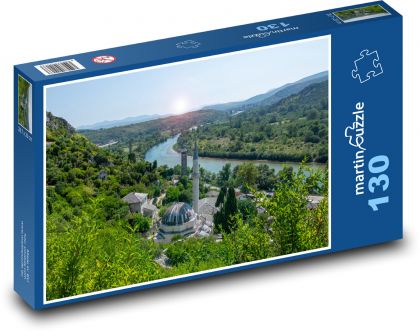 Počitelj - Bosna a Hercegovina - puzzle 130 dílků