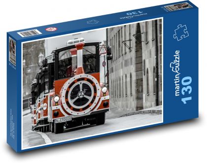 Auto - Zug - Puzzle - 130 Teile