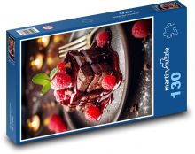 Romantic Valentine´s Day dessert Puzzle 130 pieces - 28.7 x 20 cm 