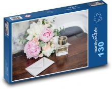 Valentine´s Day bouquet Puzzle 130 pieces - 28.7 x 20 cm 