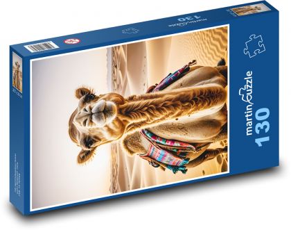 Kamel in der Wüste - Puzzle - 130 Teile