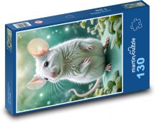 Bývalá myš Puzzle 130 dielikov - 28,7 x 20 cm 