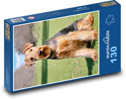 Hund - Airedale Terrier - Puzzle - 130 Teile