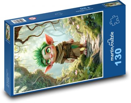 Troll - Puzzle 130 dílků, rozměr 28,7x20 cm