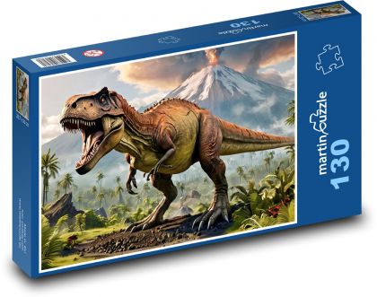 Dinosaurus T rex - puzzle 130 dílků