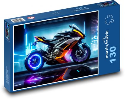 Motorka - puzzle 130 dílků