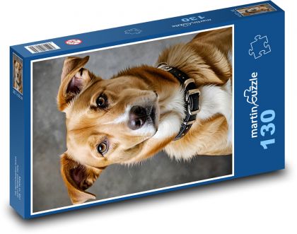 Dog - Puzzle 130 pieces, size 28.7x20 cm 